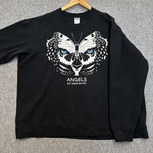 Jonny Cota Sweatshirt Men's XXL Black  "Angels Do Wear Black"